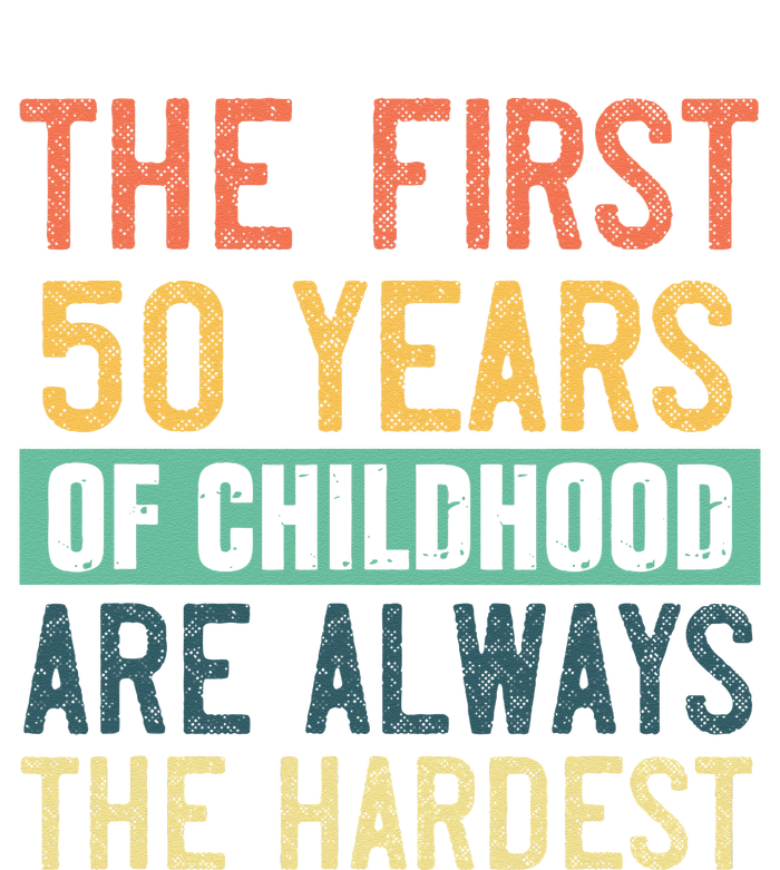 Funny 50th Birthday Retro First 50 Years Of Childhood Humor T-Shirt