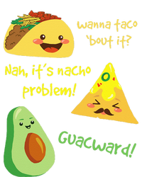 Wanna Taco Bout It Nacho Problem! Funny Avocado Food Pun Wool Snapback Cap