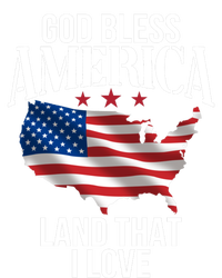 American Map Land That I Love Patrioticic Memorial Day 4th O Gift T-Shirt