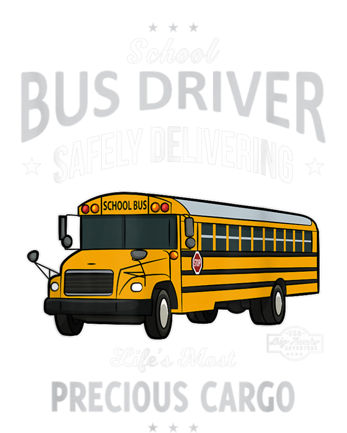 School Bus Driver Safely Delivering Precious Kids Mesh Reversible Basketball Jersey Tank