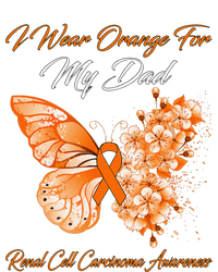 Butterfly I Wear Orange For My Dad Renal Cell Carcinoma Bumper Sticker