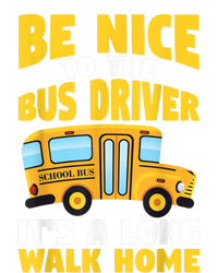 Be Nice To The Yellow School Bus Driver Women's Fleece Hoodie