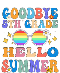 Goodbye 5th Grade Hello Summer Last Day Of School Graduation Women's Knotted Racerback Tank