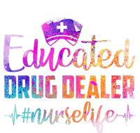 Educated Drug Dealer Nurse Life Funny Nurse Heart Beat T-Shirt