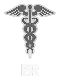 Emergency Room Nurse Caduceus Symbol Dry Zone Grid Polo