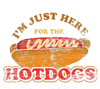 Im Just Here For The Hot Dogs Funny Foodie Weiner Hot Dog 16 in Basic Backpack