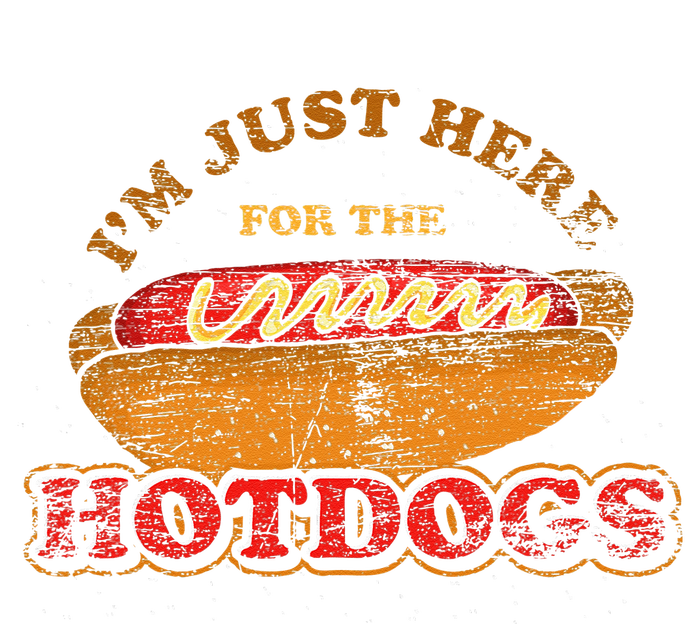 Im Just Here For The Hot Dogs Funny Foodie Weiner Hot Dog 16 in Basic Backpack