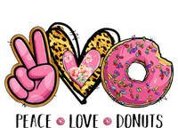 Peace Love Donuts Chocolate Food Lovers Doughnut Funny Gift Women's T-Shirt