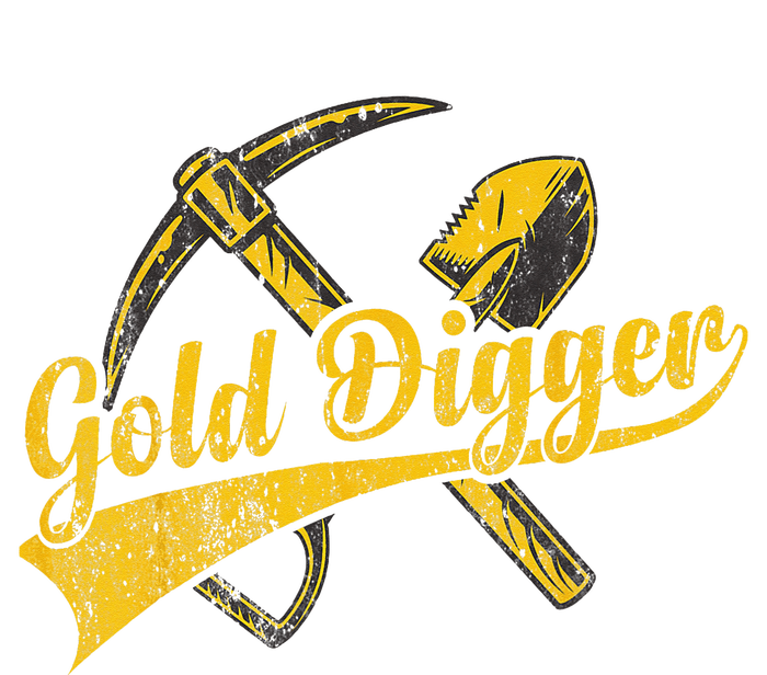 Golden Batch with Crossing Pick and Shovel for Gold Digger Tank Top