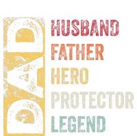 Retro Husband Father Hero Protector Legend Father Day Dad Impact Tech Backpack