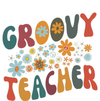 Groovy Teacher Retro Colorful Design Teacher Day Teaching T-Shirt