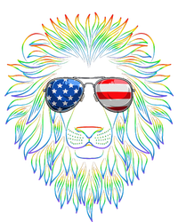 Pride of the United state Lion with USA Sunglasses Kids Tie-Dye T-Shirt