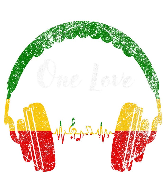 Rasta Reggae Music Headphones Jamaican Pride One Love Pajama Set