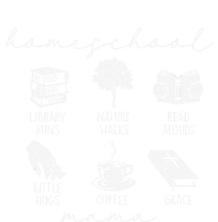 Homeschool Mama Library Runs Nature Walks Homeschool Mom T-Shirt