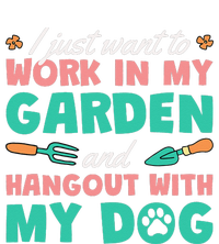 I Just Want To Work In My Garden And Hangout With My Dog Long Sleeve Shirt