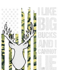 I Like Big Bucks and I Cannot Lie Deer Hunting USA Flag Tie-Dye T-Shirt