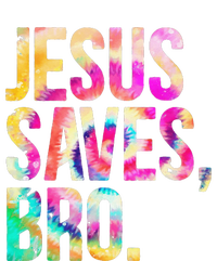 Jesus Saves Bro Tie Dye Christian Faith Jesus Lovers Full-Length Apron With Pockets