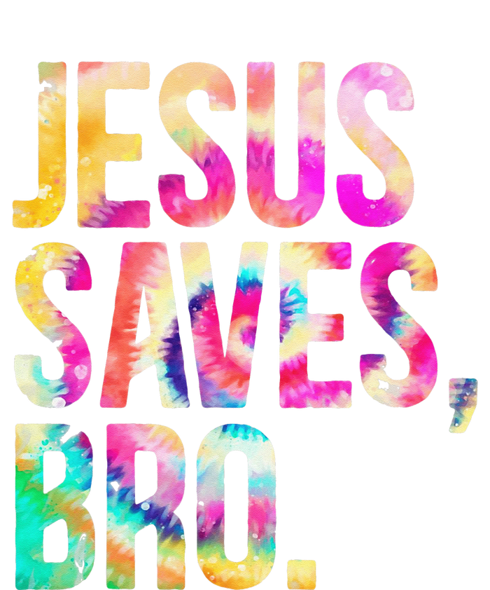 Jesus Saves Bro Tie Dye Christian Faith Jesus Lovers Full-Length Apron With Pockets