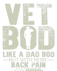 Vet Bod Like Dad Bod But With More Back Pain Fathers Day Premium Hoodie