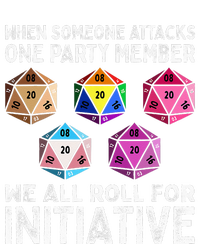 When Someone Attacks One Party Member D20 Dice LGBTQ Ally Sustainable Bucket Hat