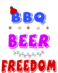 Bbq Beer Freedom America Christmas Cute Gift T-Shirt