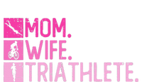 Mom. Wife. Triathlete Triathlon  Training Triathlete USA-Made Snowflake Beanie