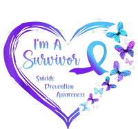 I'm A Survivor Butterfly Heart Suicide Prevention Awareness Tank Top