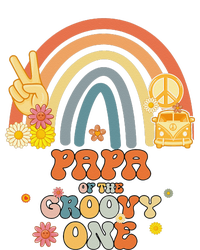 Papa of the Groovy One Rainbow Boho Birthday Party T-Shirt