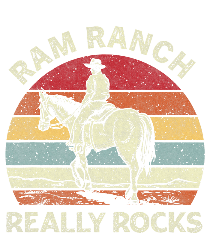 Ram Ranch Really Rock Vintage Western Rodeo Cow Horseback T-Shirt