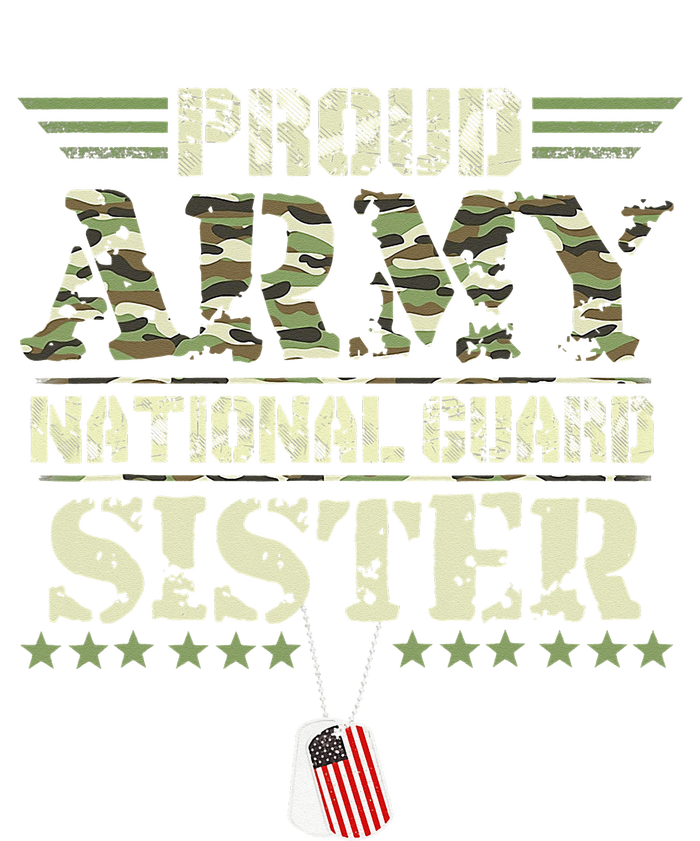 Proud Army National Guard Sister USA Military Veteran Wo T-Shirt