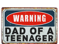 Warning Dad Of A Teenager Funny 13 Years Old Teenage Humor T-Shirt