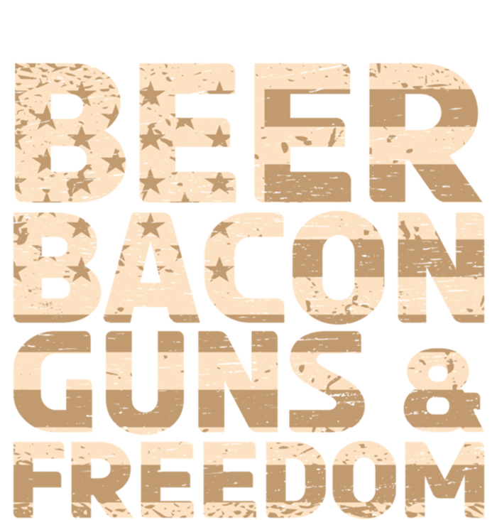 Beer Bacon Guns And Freedom Bbq Meat Pig Lover Bacon Gift Kids Tie-Dye T-Shirt