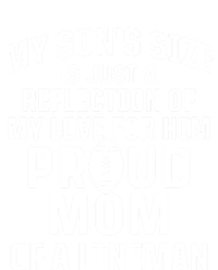 Sons Size Is Reflection Of Love For Him Proud Mom Line Cool Gift Sustainable Knit Beanie