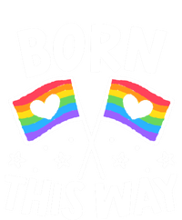 Born This Way Gay Lesbian Lgbt Gift Women's V-Neck T-Shirt