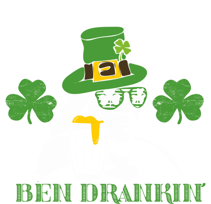 Ben Drankin Partying St Patricks Day Funny Beer Clover Lucky Gift Women's Tri-Blend 3/4-Sleeve Raglan Shirt