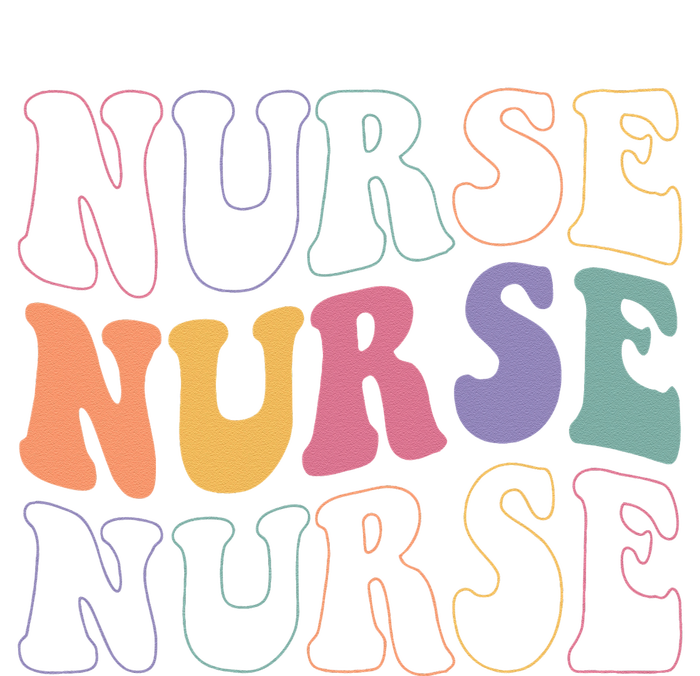 Groovy Nurse Women School Nurse RN ICU ER Pediatric T-Shirt