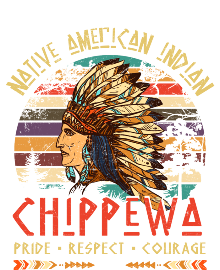 Chippewa Native American Indian Pride Indigenous Tribe Gift Women's V-Neck T-Shirt