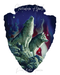 Chiricahua Apache American Indian Tribe Wolf Pride Howling Gift Ceramic Bell Ornament