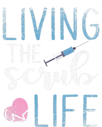 Living The Scrub Life Nurse Kids Tie-Dye T-Shirt