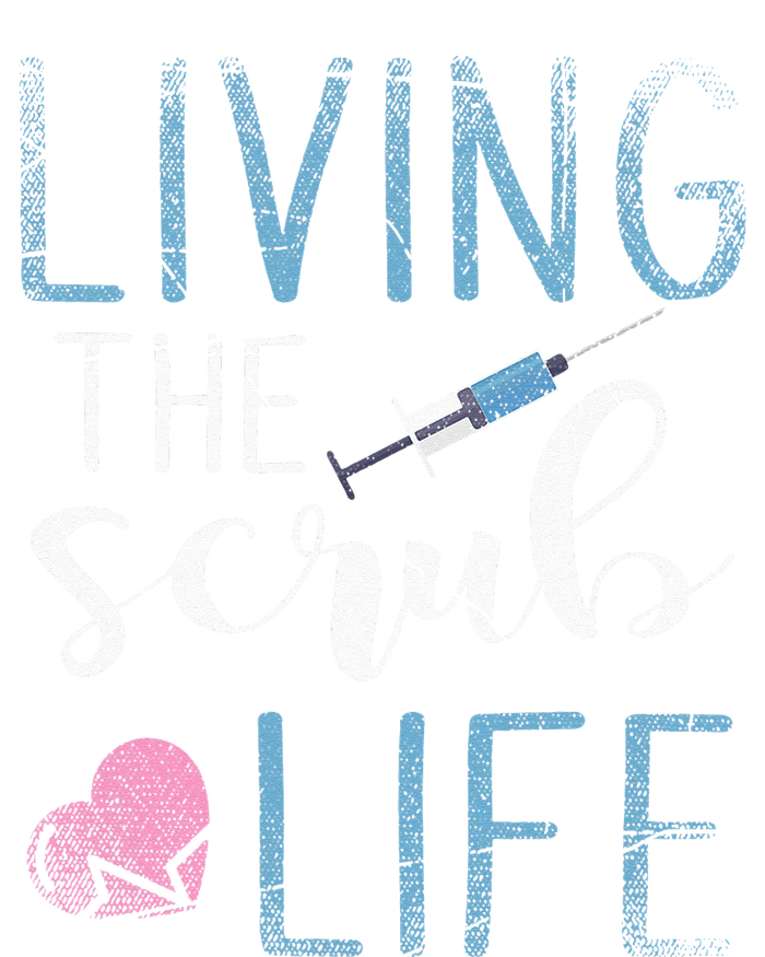 Living The Scrub Life Nurse Kids Tie-Dye T-Shirt