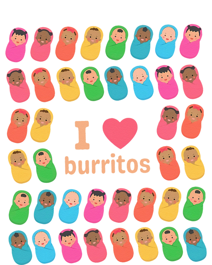 NICU Nurse I Love Burritos Infant Care Specialist Newborn T-Shirt