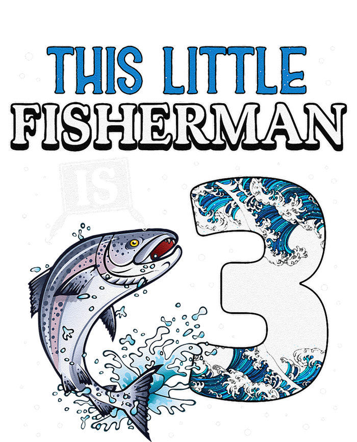 Fishing Party 3 Year Old Birthday Fisherman 3rd Fisher T-Shirt