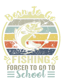 Funny Born To Go Fishing Bass Fish Fisherman Cute Youth Performance Sprint T-Shirt