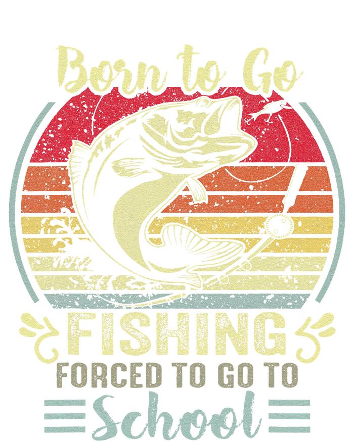 Funny Born To Go Fishing Bass Fish Fisherman T-Shirt