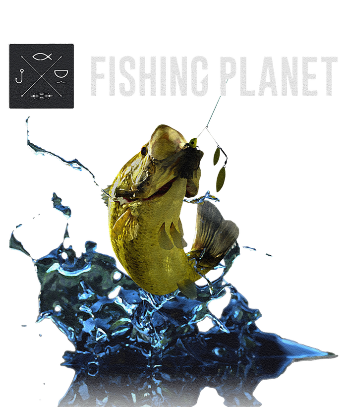 Fishing Planet LargeMouth Bass Legacy Cool Fit Booney Bucket Hat