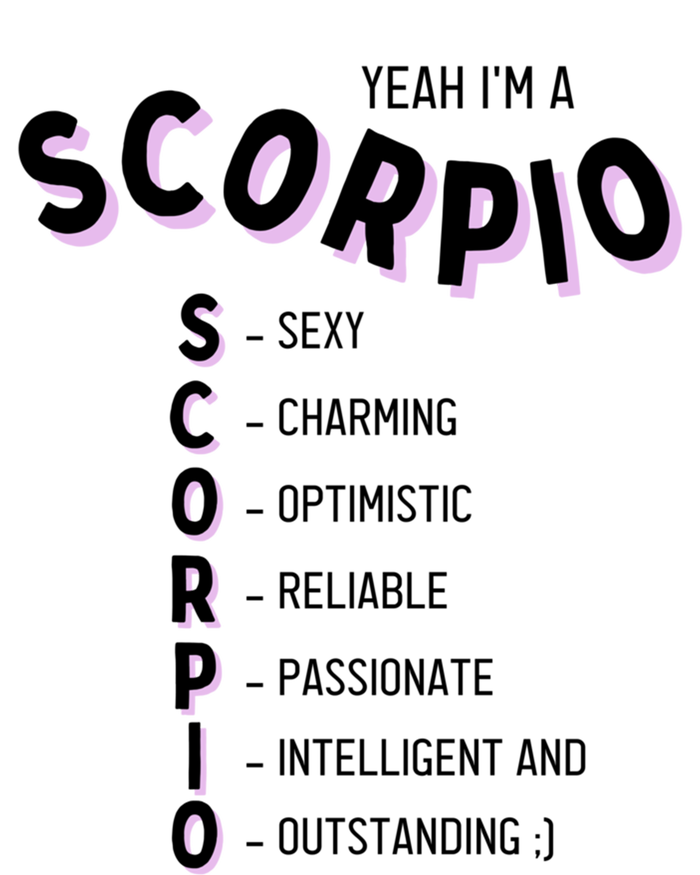 Yeah Im A Scorpio Zodiac Gift T-Shirt