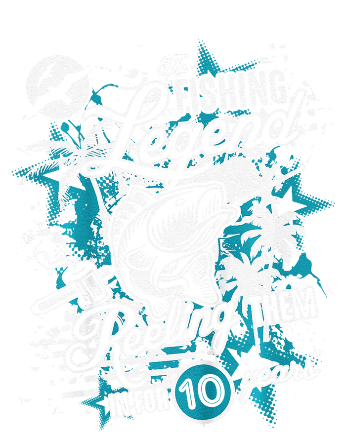 Fishing Legend 10th Birthday Fishing T-Shirt