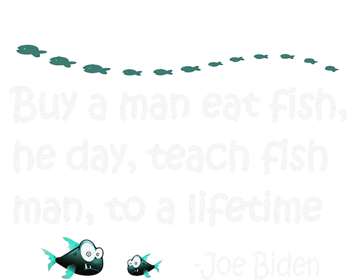 Funny Anti Joe Biden Political Funny Sarcastic Fishing Idiot Long Sleeve Shirt