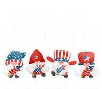 If You Sea Me Running Its Probably Fireworks Director Usa Cute Gift Tie-Dye Long Sleeve Shirt