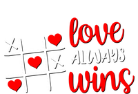 Tictactoe Game Love Always Wins Cute Red Hearts Valentines Gift Sweatshirt